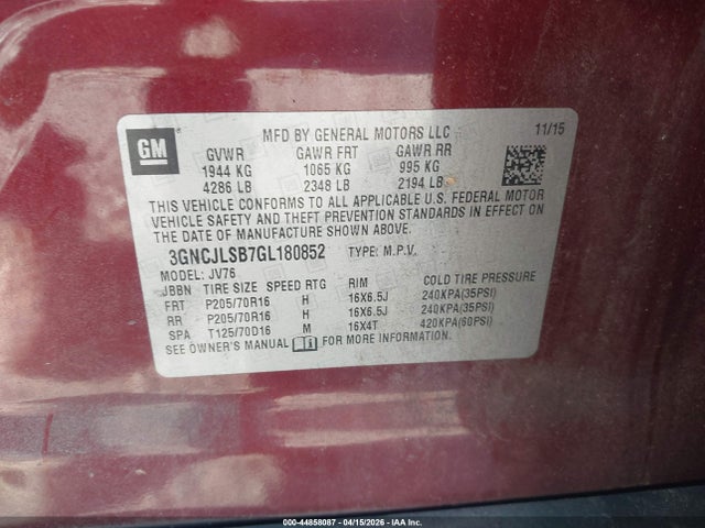 Chevrolet Trax Lt