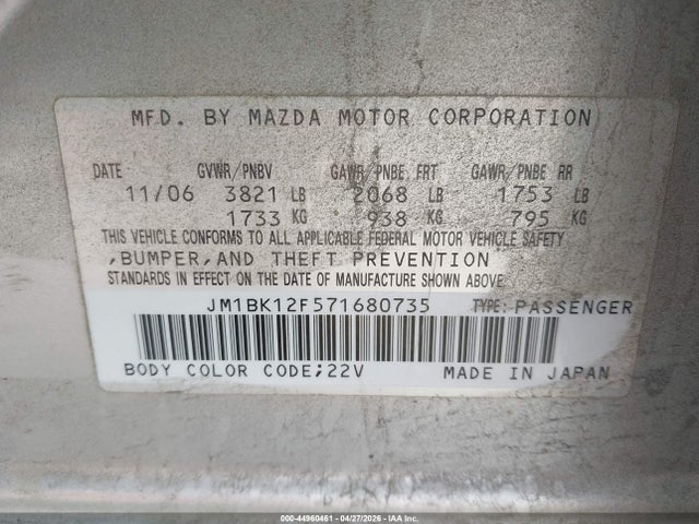 Mazda Mazda3 I Sport