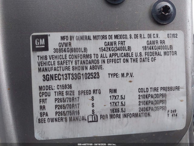 Chevrolet Avalanche 1500