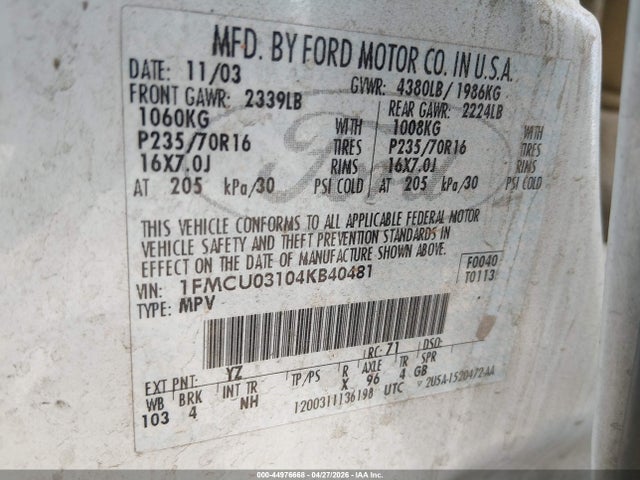 Ford Escape Xlt