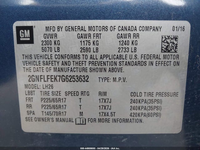 Chevrolet Equinox Lt