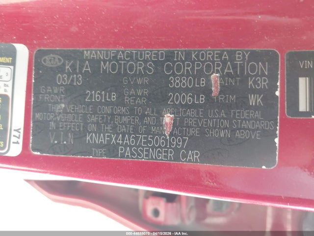 Kia Forte Lx