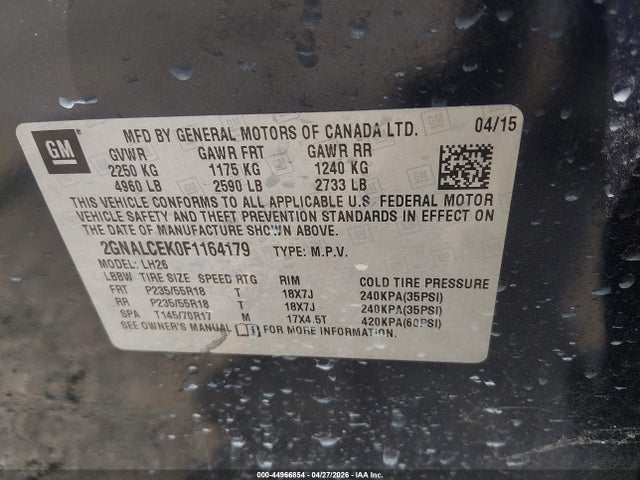 Chevrolet Equinox 2lt