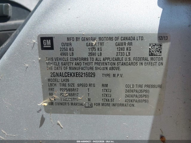 Chevrolet Equinox 2lt