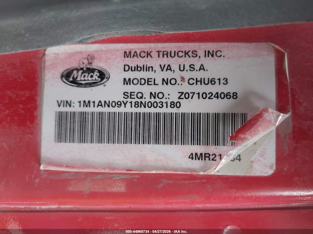 Mack 600 Chu600