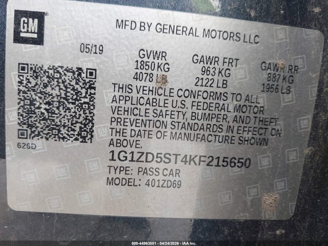 Chevrolet Malibu Lt