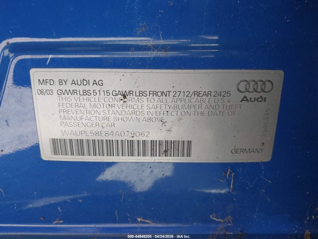 Audi S4 4.2