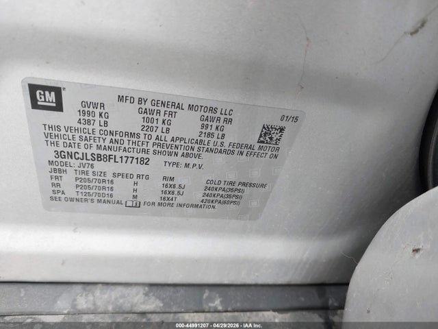 Chevrolet Trax Lt