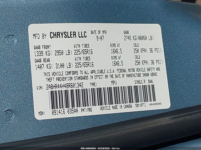 Chrysler Town & Country Lx