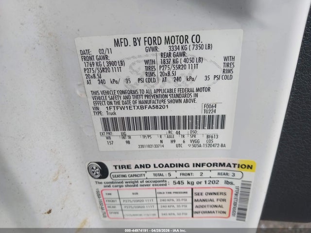 Ford F-150 Platinum