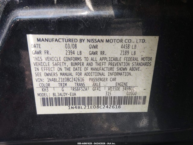 Nissan Altima 3.5 Se