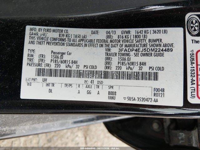 Ford Fiesta Se
