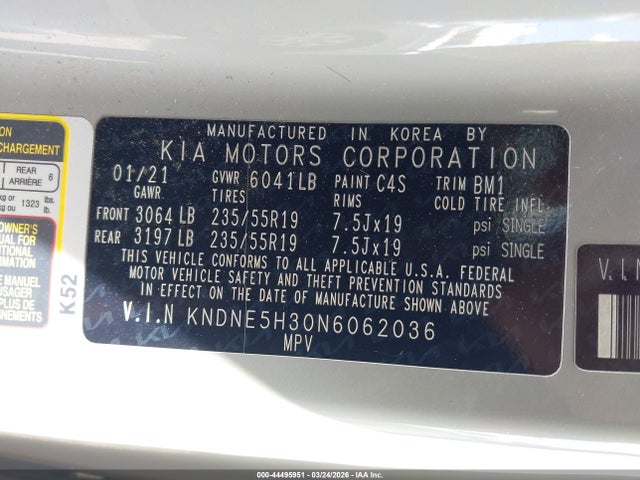 Kia Carnival Sx