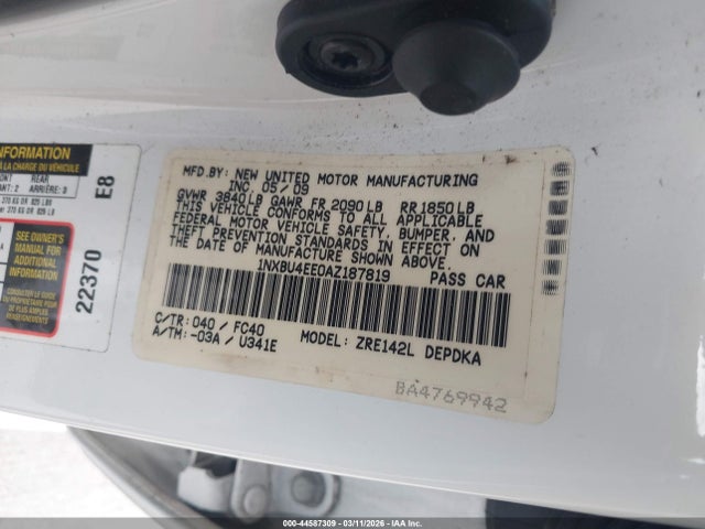 Toyota Corolla Le