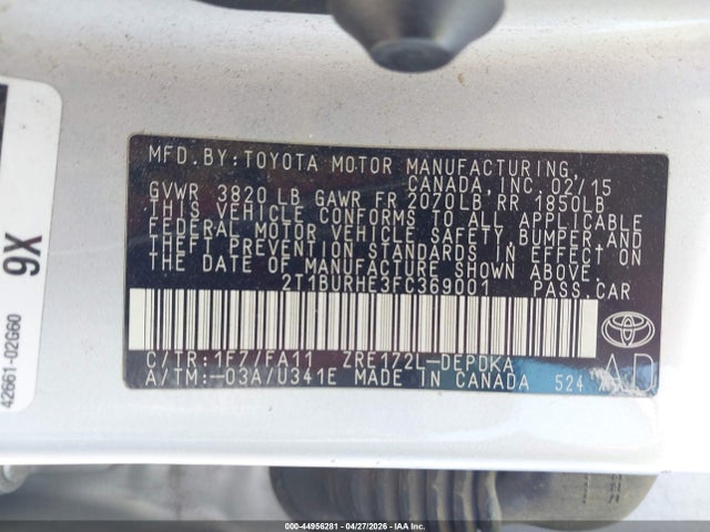Toyota Corolla L