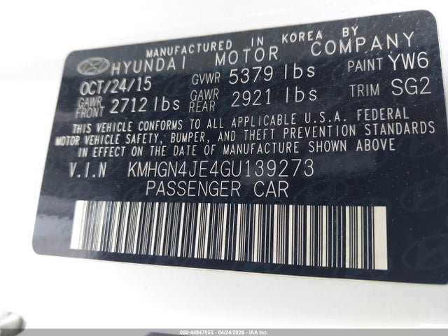 Hyundai Genesis 3.8