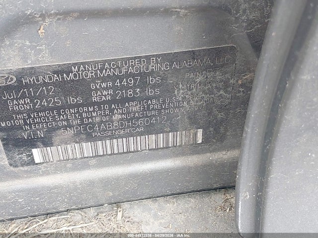 Hyundai SONATA Se 2.0t