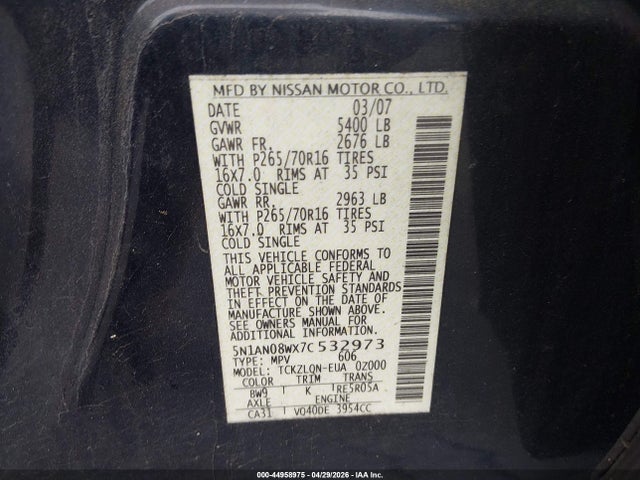 Nissan Xterra X