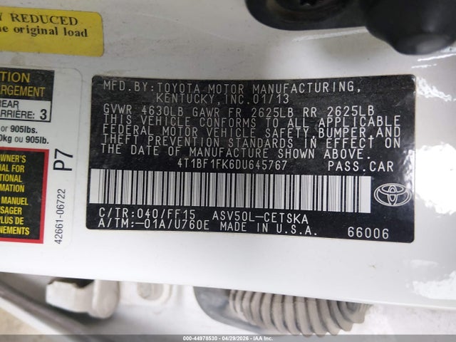 Toyota Camry Se