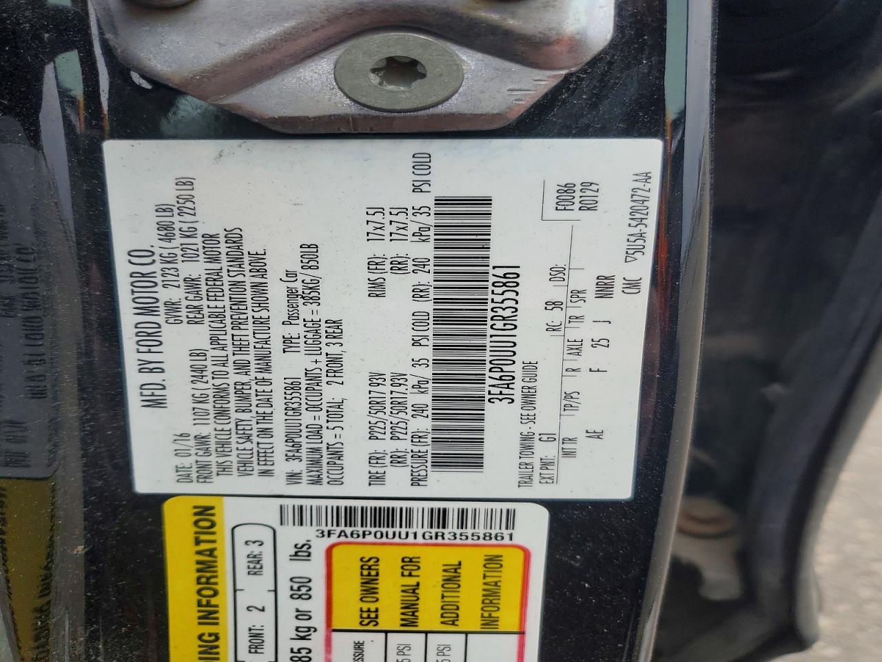 Ford Fusion S Hybrid