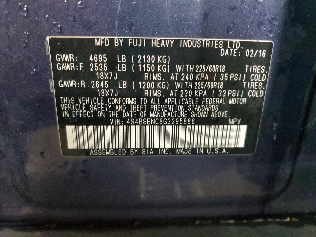 Subaru Outback 2.5i Limited