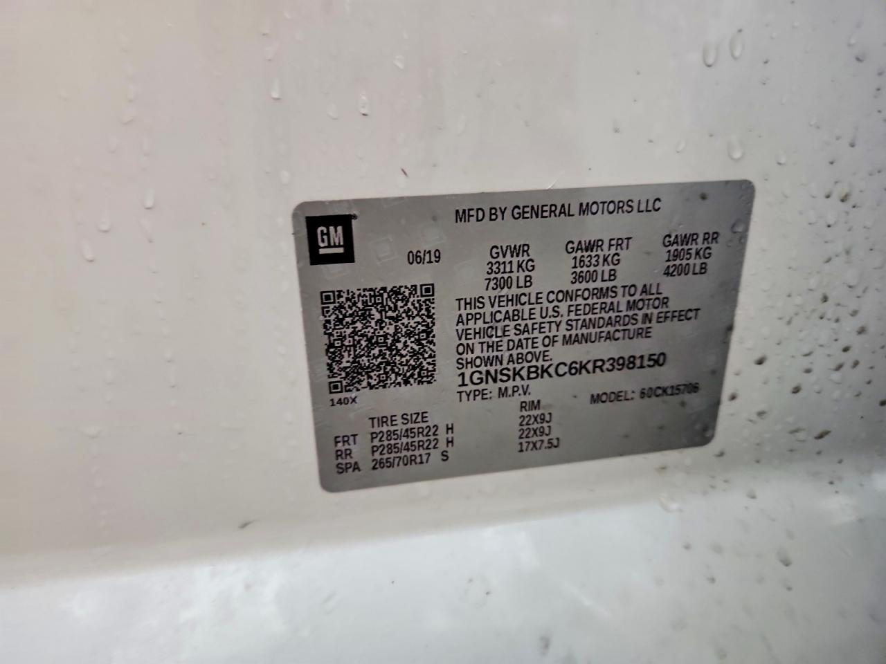 Chevrolet Tahoe K1500 Lt