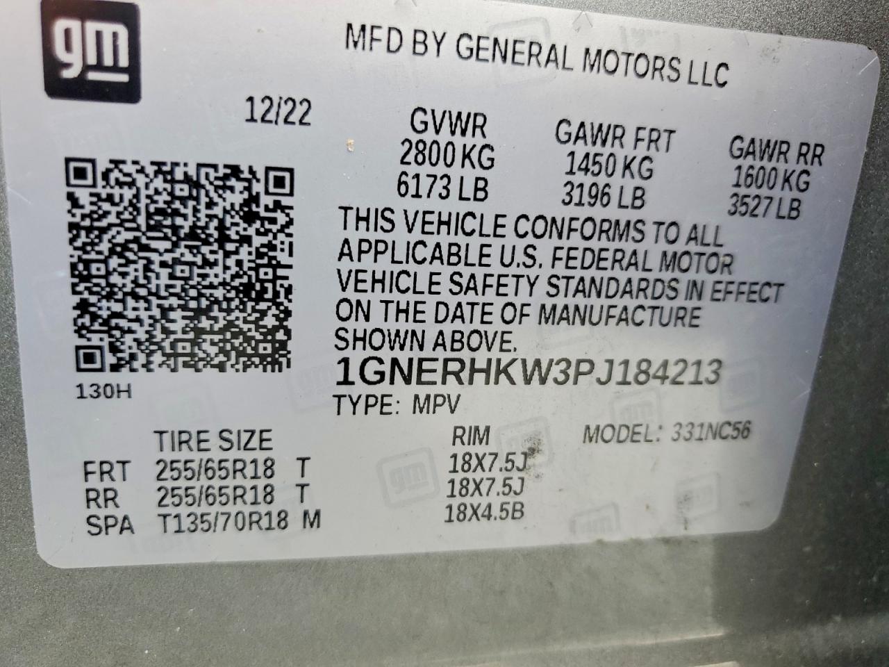 Chevrolet Traverse Lt