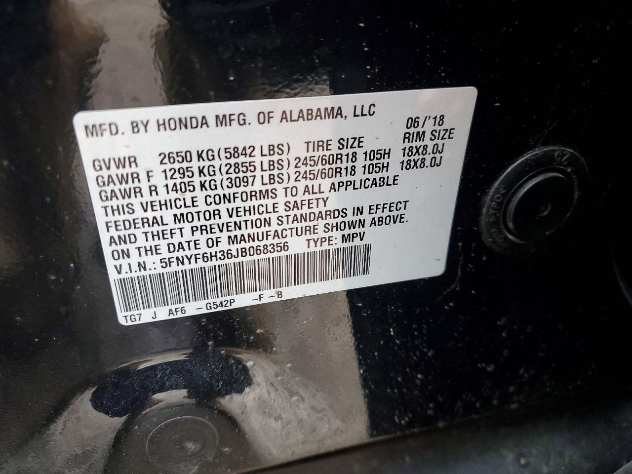 Honda Pilot Ex