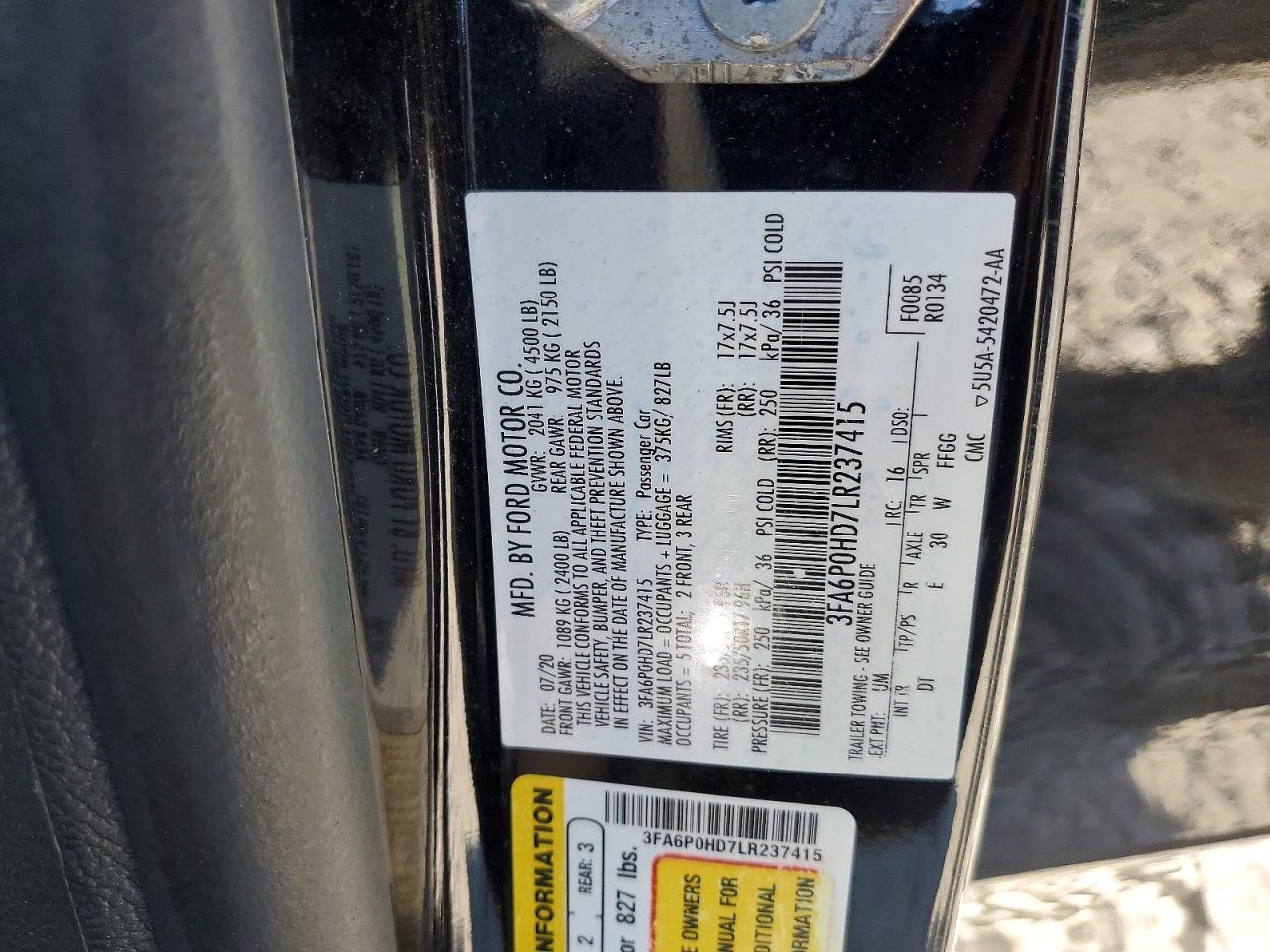 Ford Fusion Se