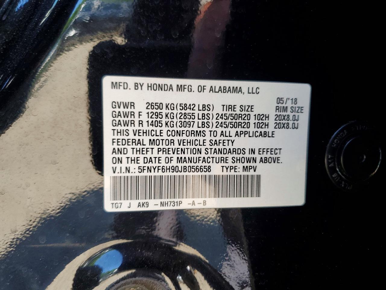 Honda Pilot Touring