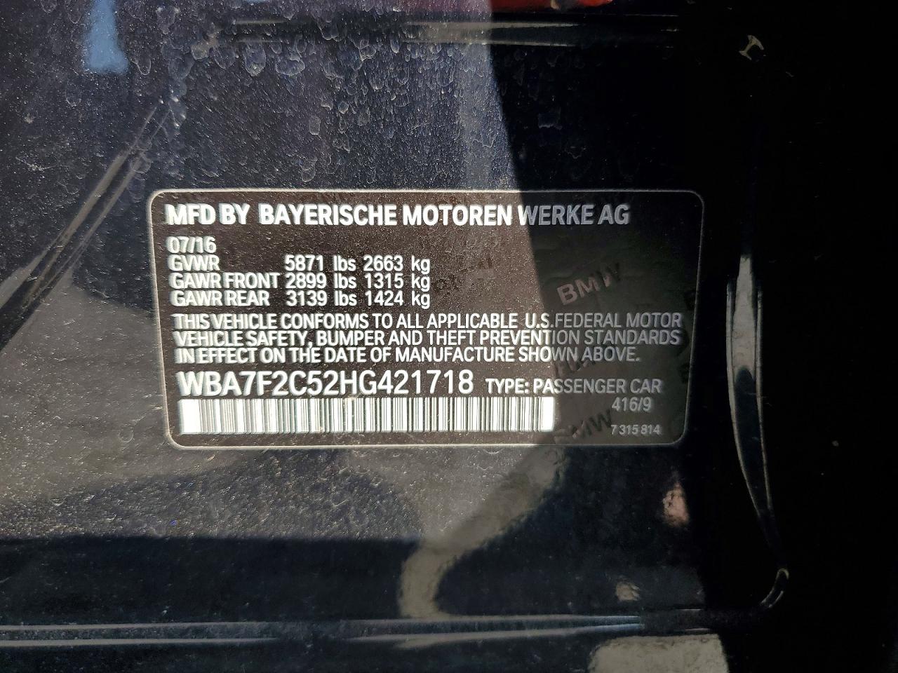 BMW 7 Series Xi