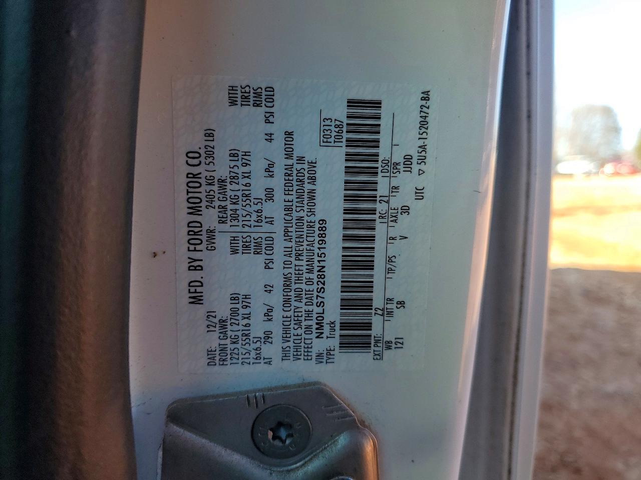 Ford Transit Titanium