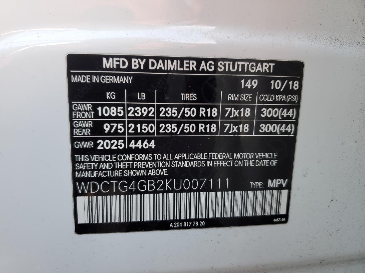 Mercedes-Benz GLA 250 4matic