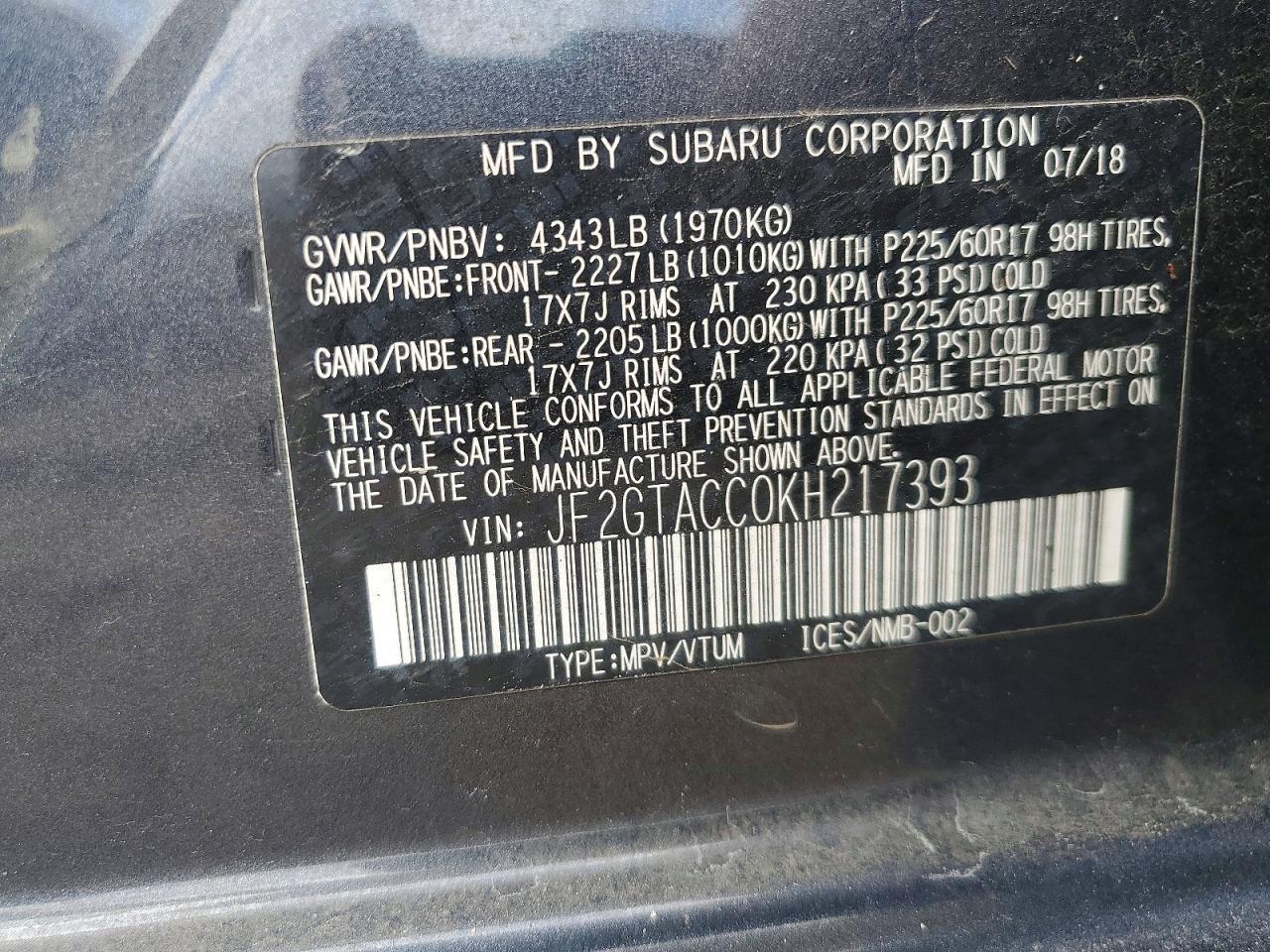 Subaru Crosstrek Premium