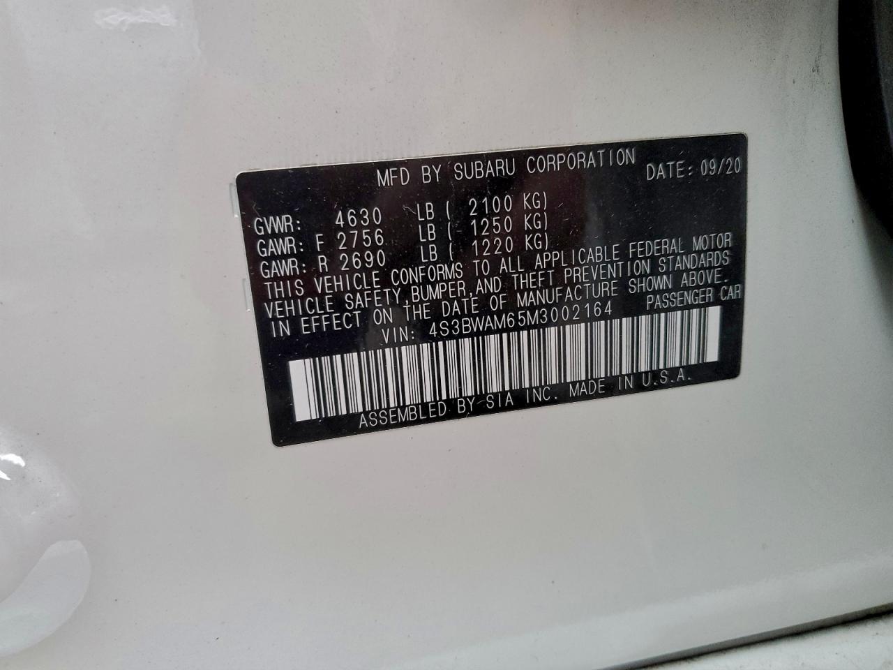 Subaru Legacy Limited