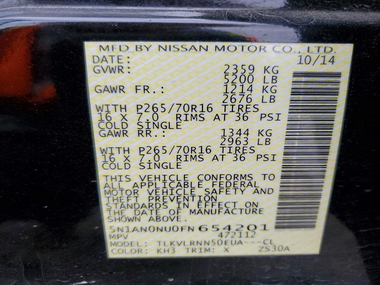 Nissan Xterra S