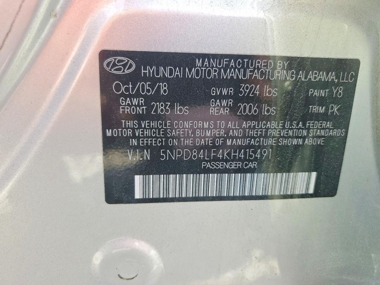 Hyundai ELANTRA Sel
