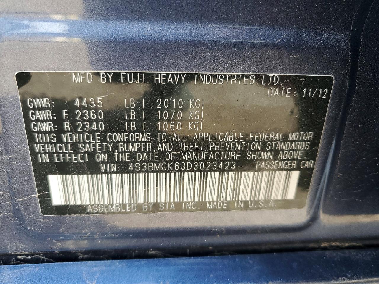 Subaru Legacy 2.5i Limited