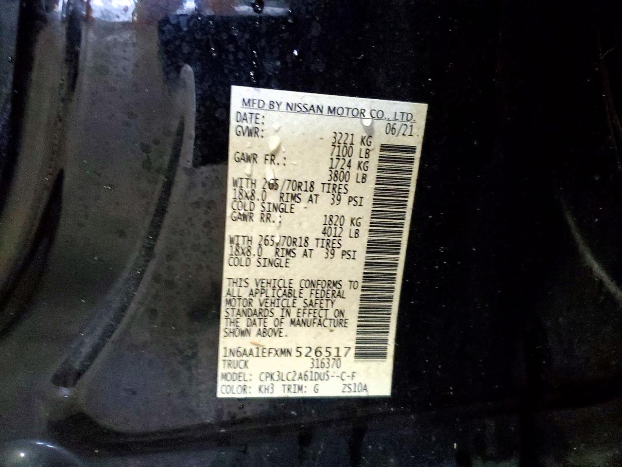 Nissan Titan Sv