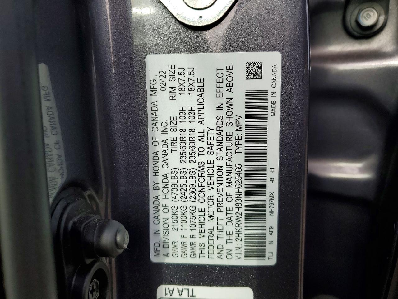 Honda Crv Exl
