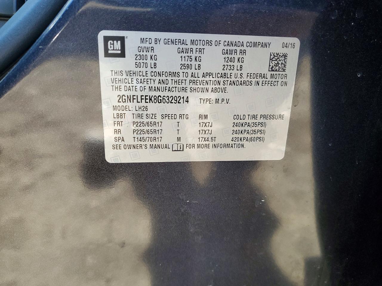 Chevrolet Equinox Lt