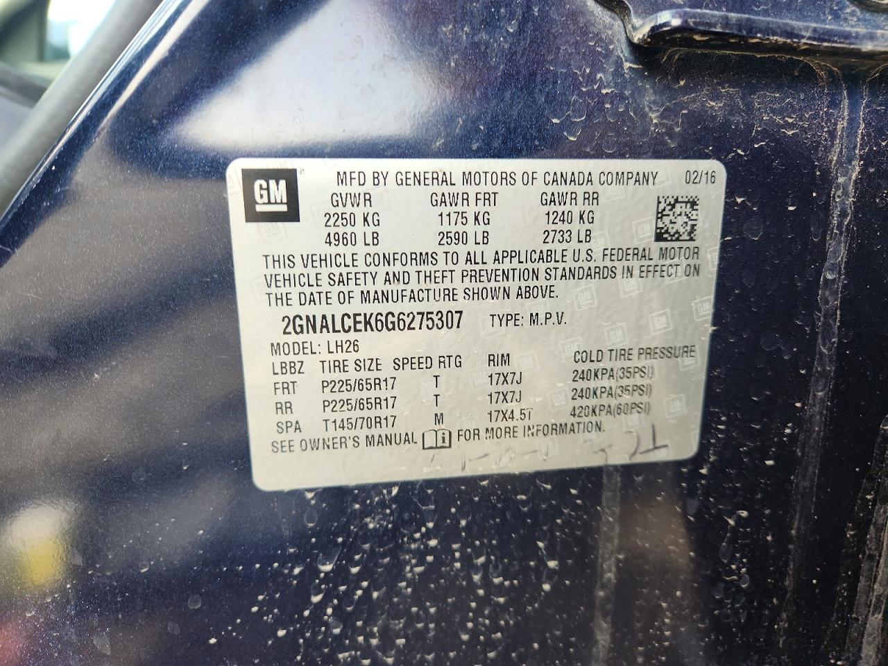 Chevrolet Equinox Lt