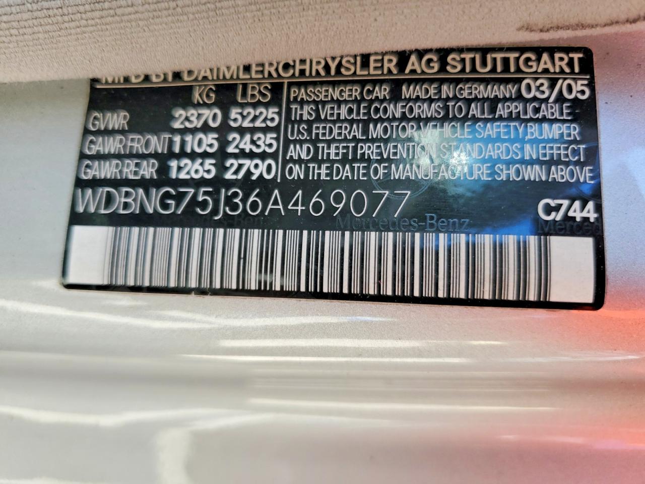 Mercedes-Benz S-Class 500