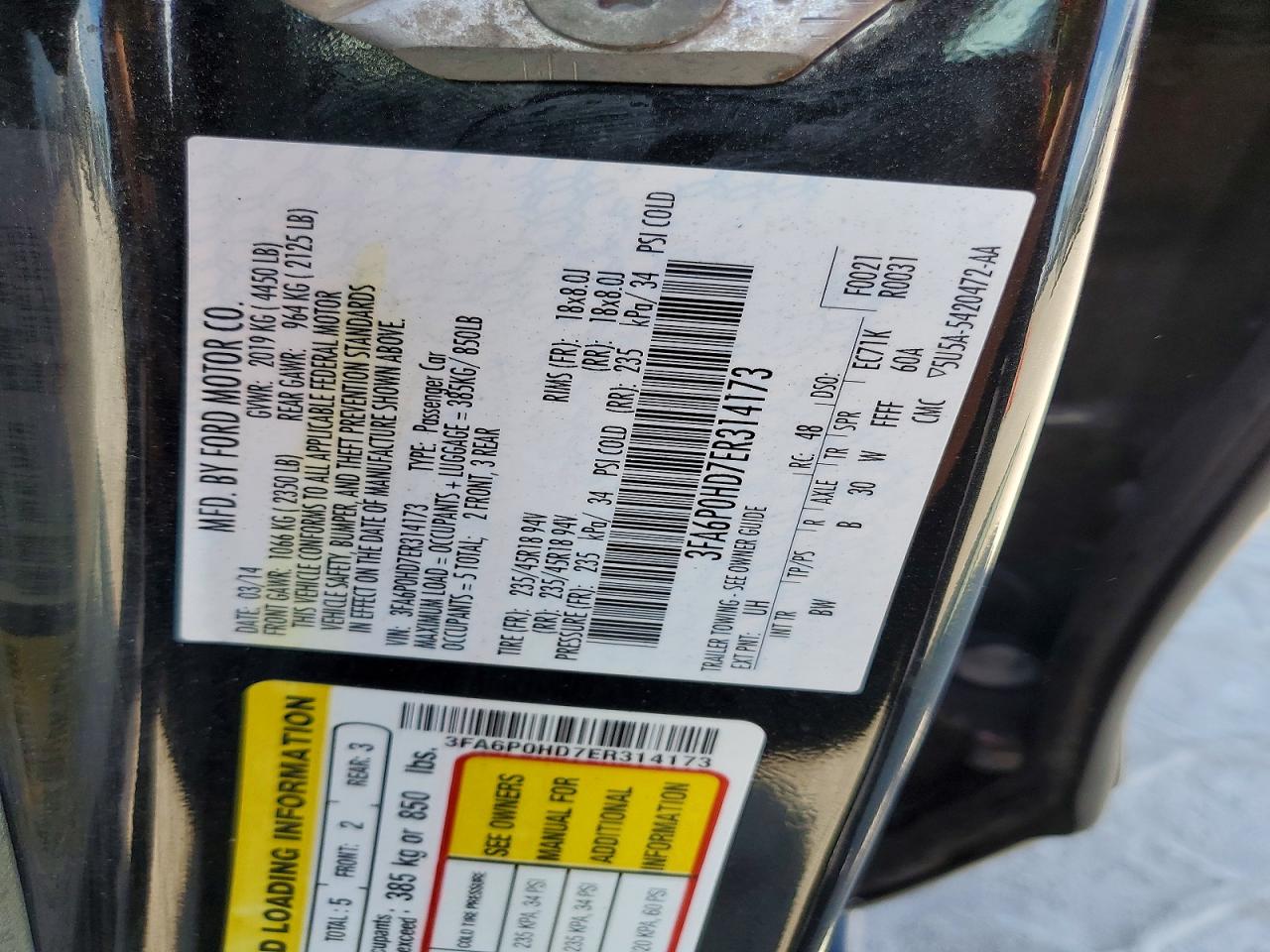 Ford Fusion Se