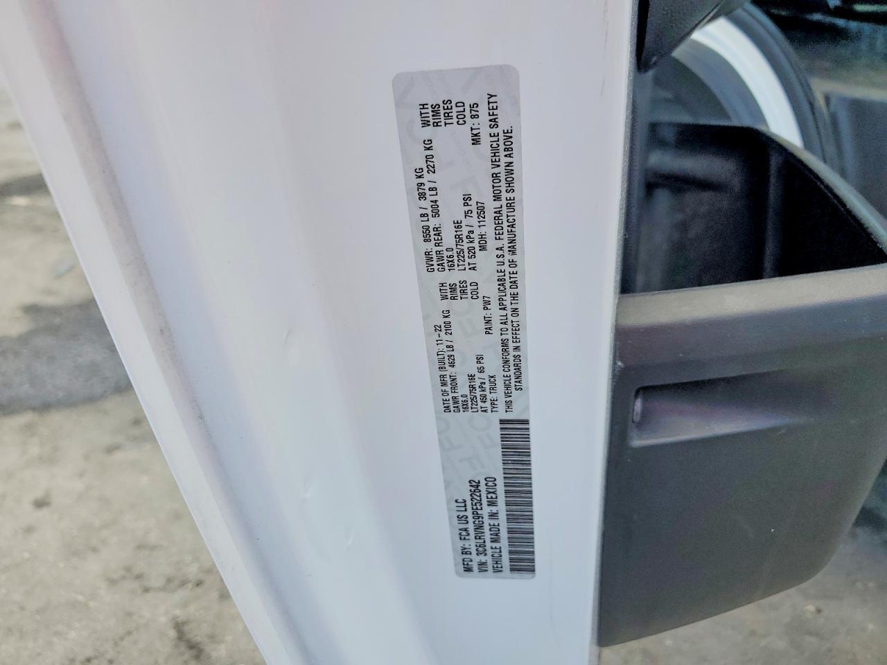 Ram Promaster 1500 Standard