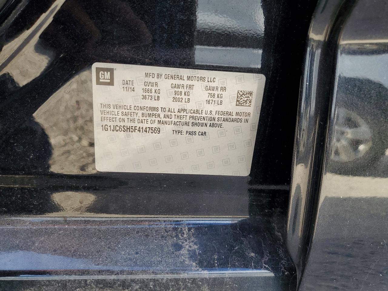 Chevrolet Sonic Lt