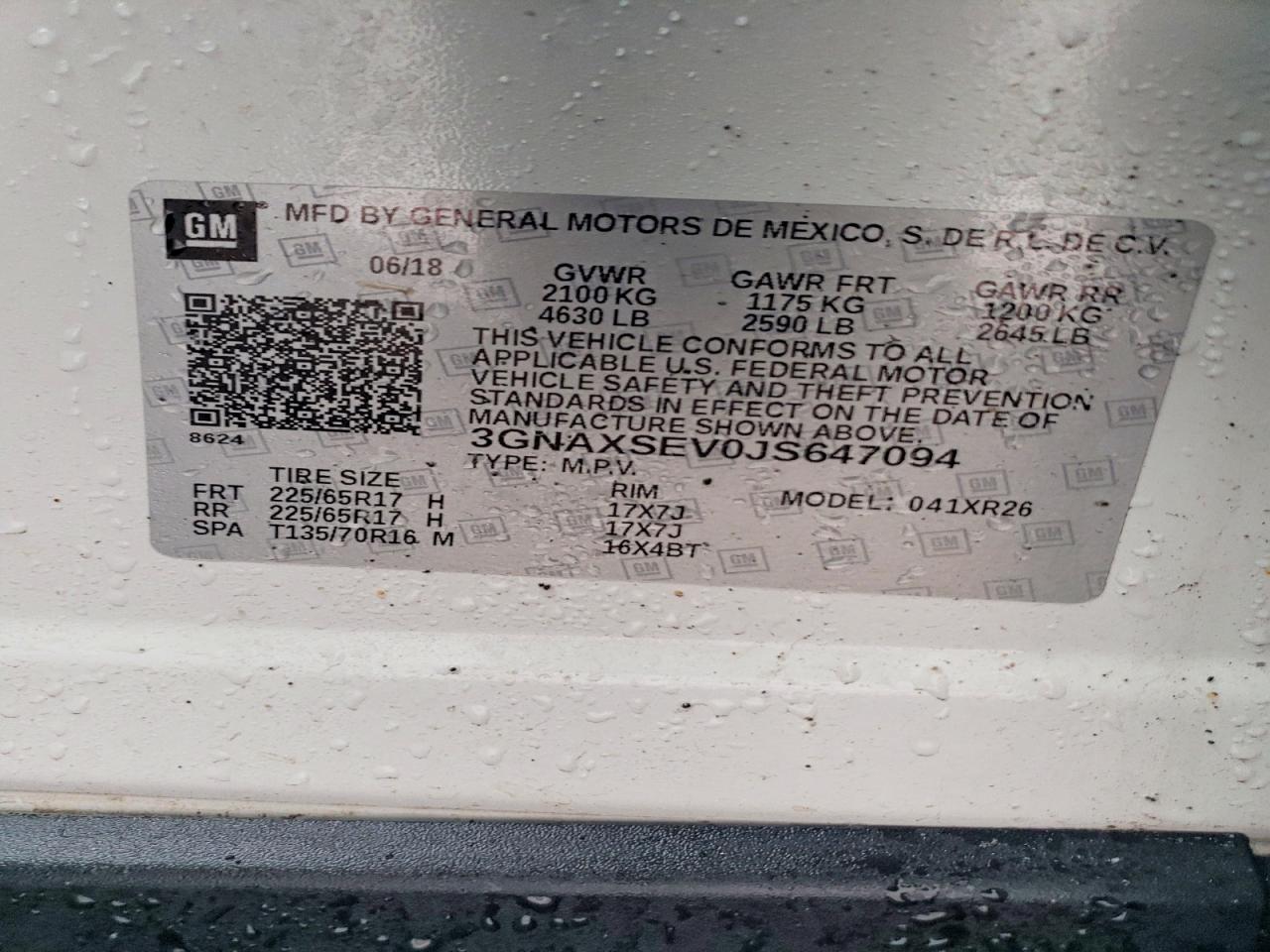 Chevrolet Equinox Lt