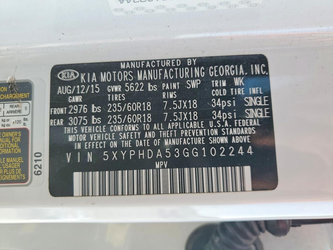 Kia Sorento Ex V6