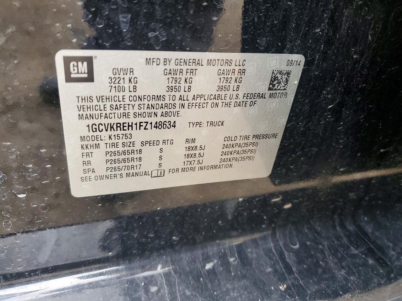 Chevrolet Silverado K1500 Lt