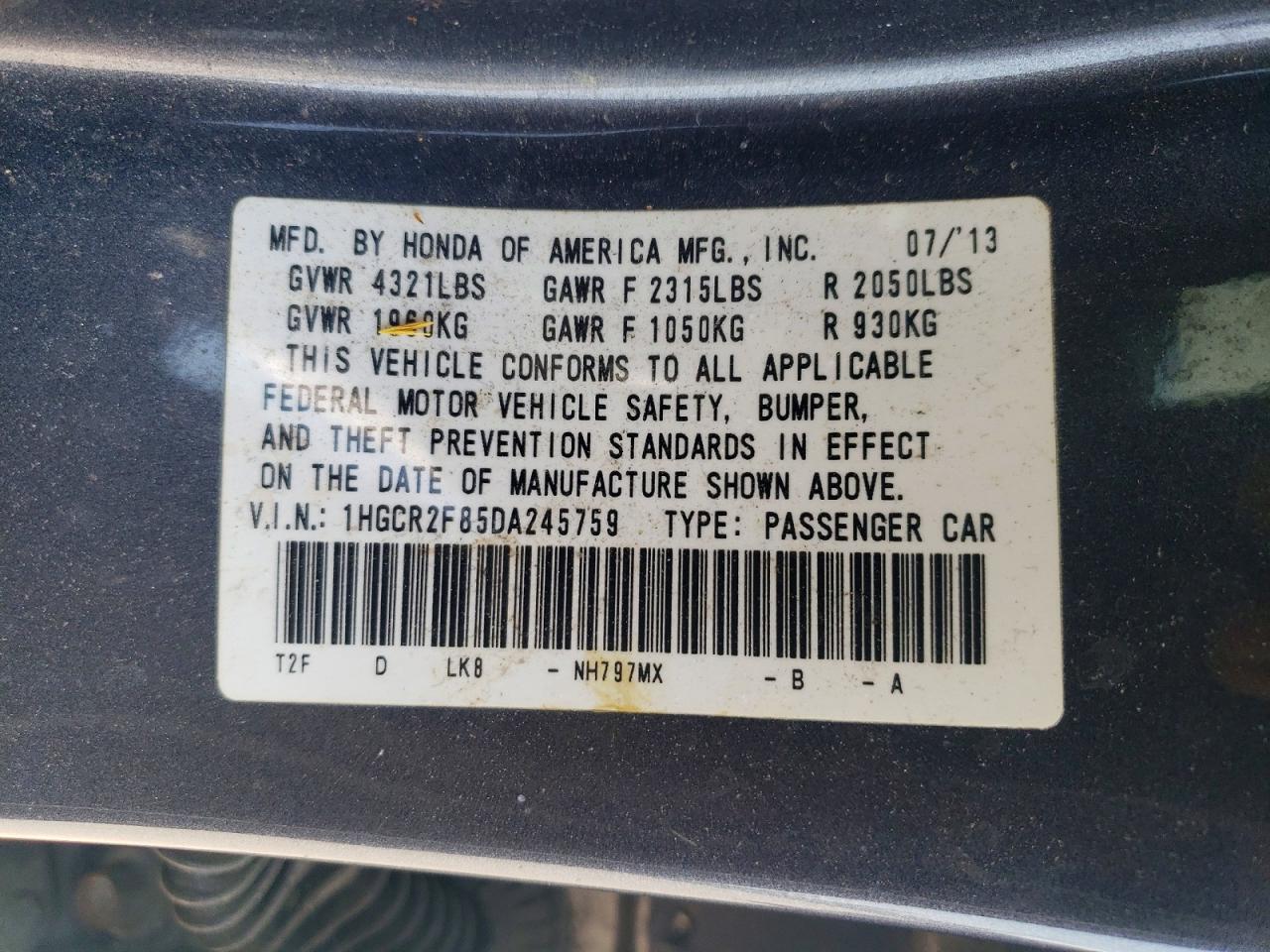 Honda Accord Exl